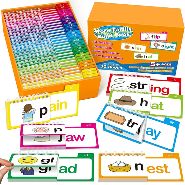 FirstWords Phonics Builder | Interactive Word Family & Phonics Learning Book