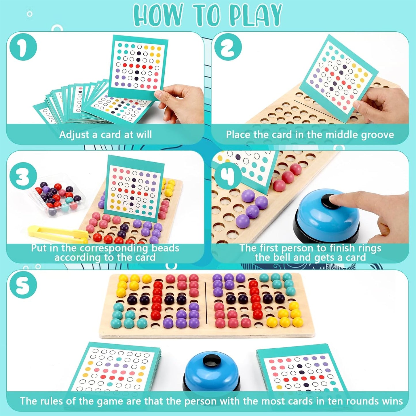 Clamping beads in battle