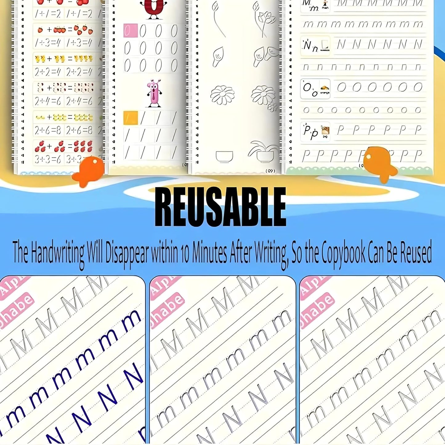 Magic Handwriting Practice Book – English