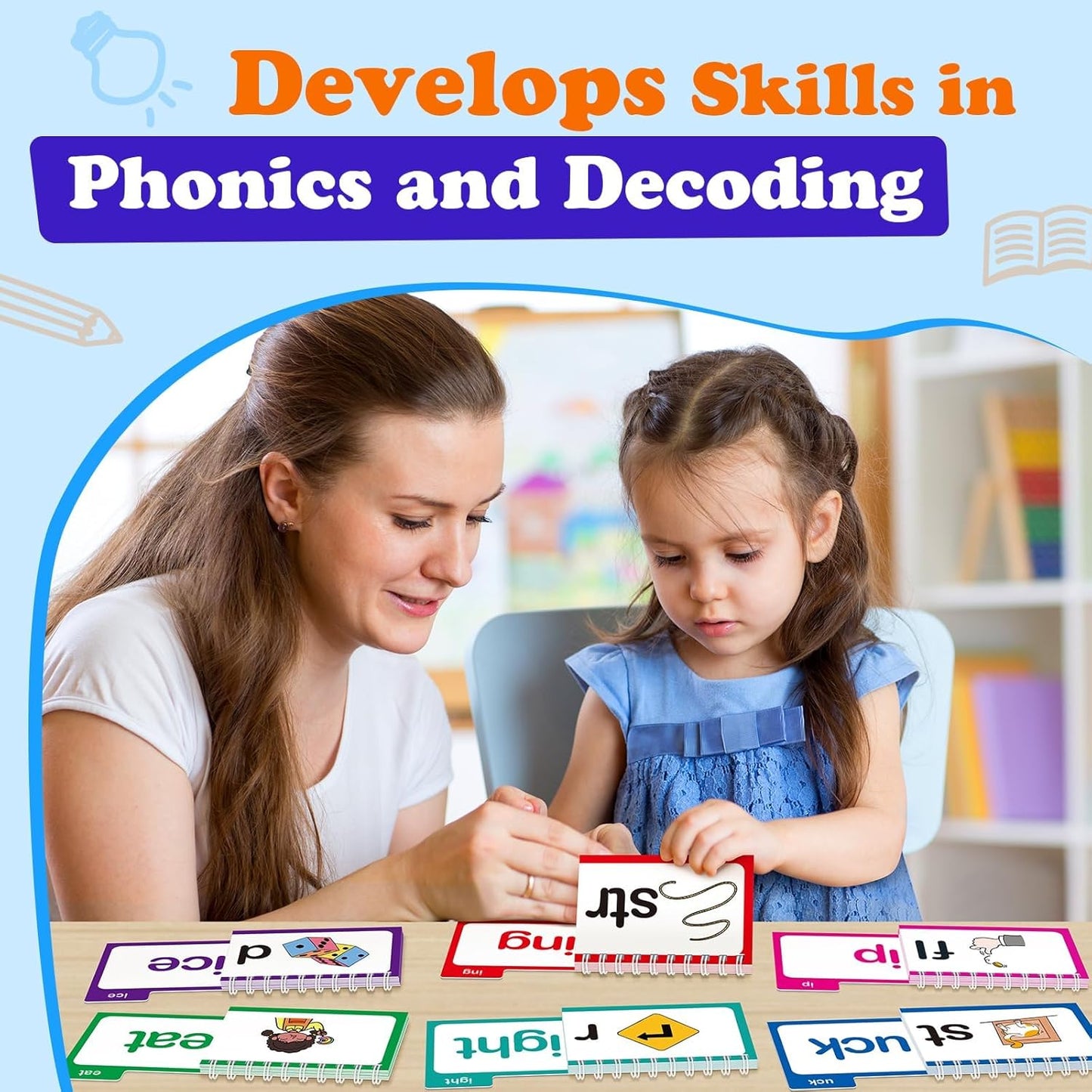 FirstWords Phonics Builder | Interactive Word Family & Phonics Learning Book