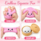 Mystery color Steamed Bun Squishy Toy