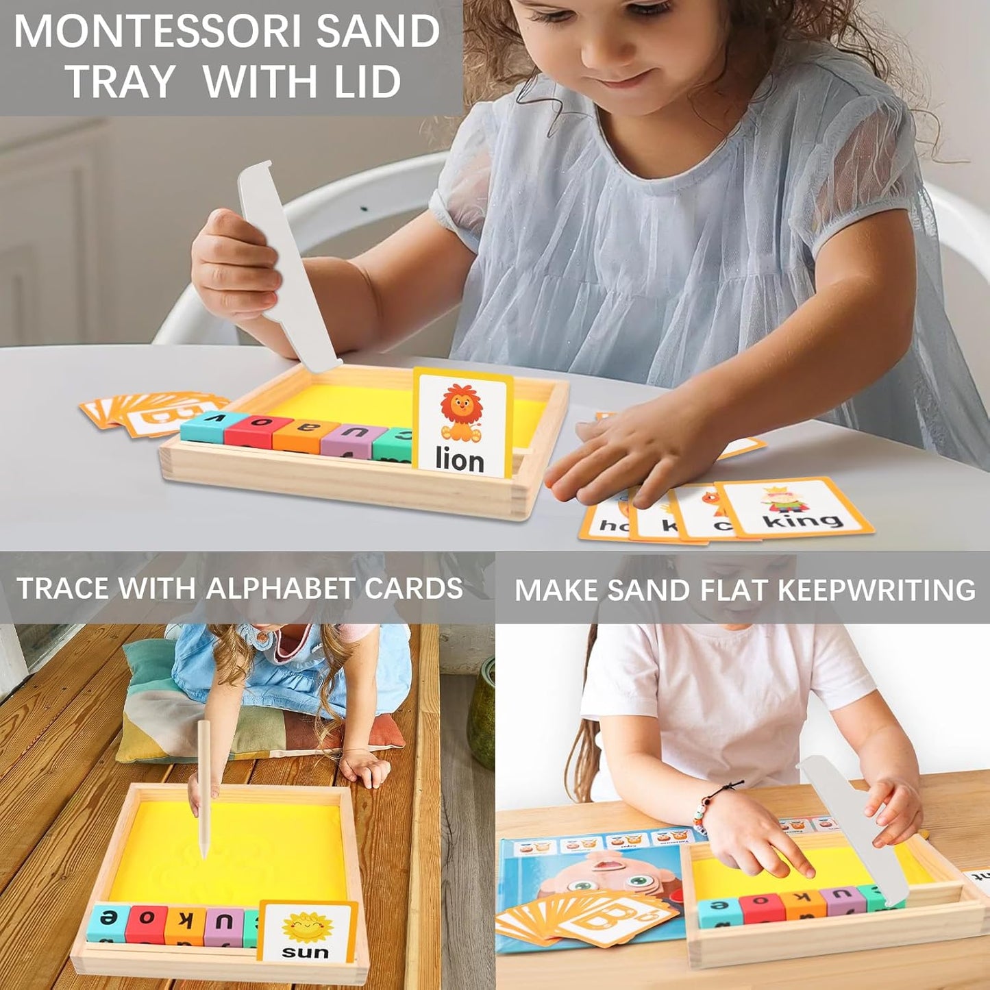 Montessori Sensory Writing &amp; Spelling Learning Set