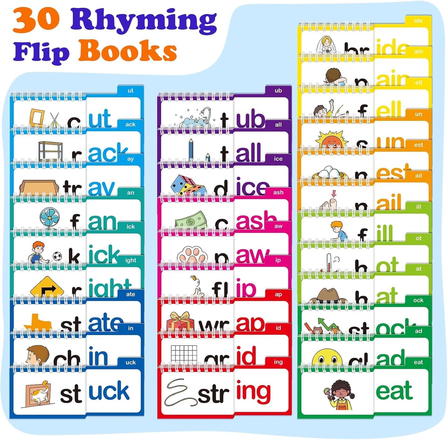 FirstWords Phonics Builder | Interactive Word Family & Phonics Learning Book
