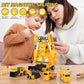 35 pcs , 8 in 1  Magnetic Transformer Truck Engineering car