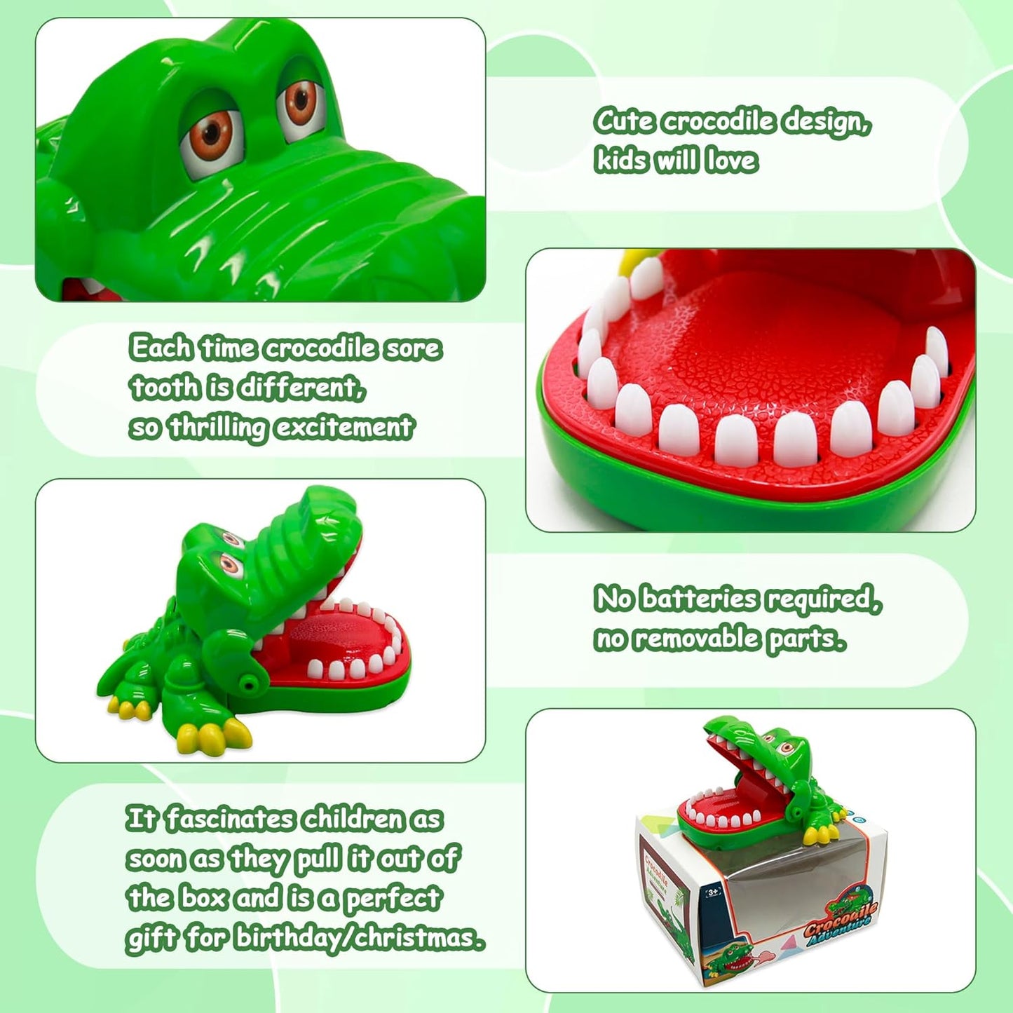 🐊 Crocodile Dentist Bite Game