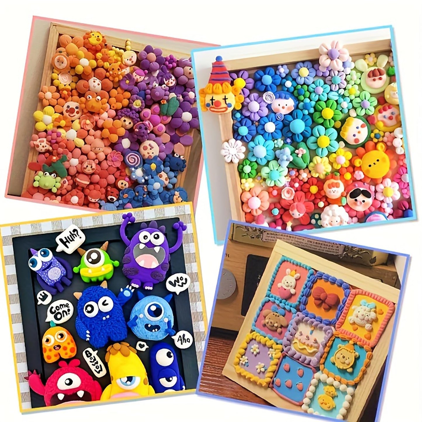 DIY Clay Creative Frame Modeling 48 colors