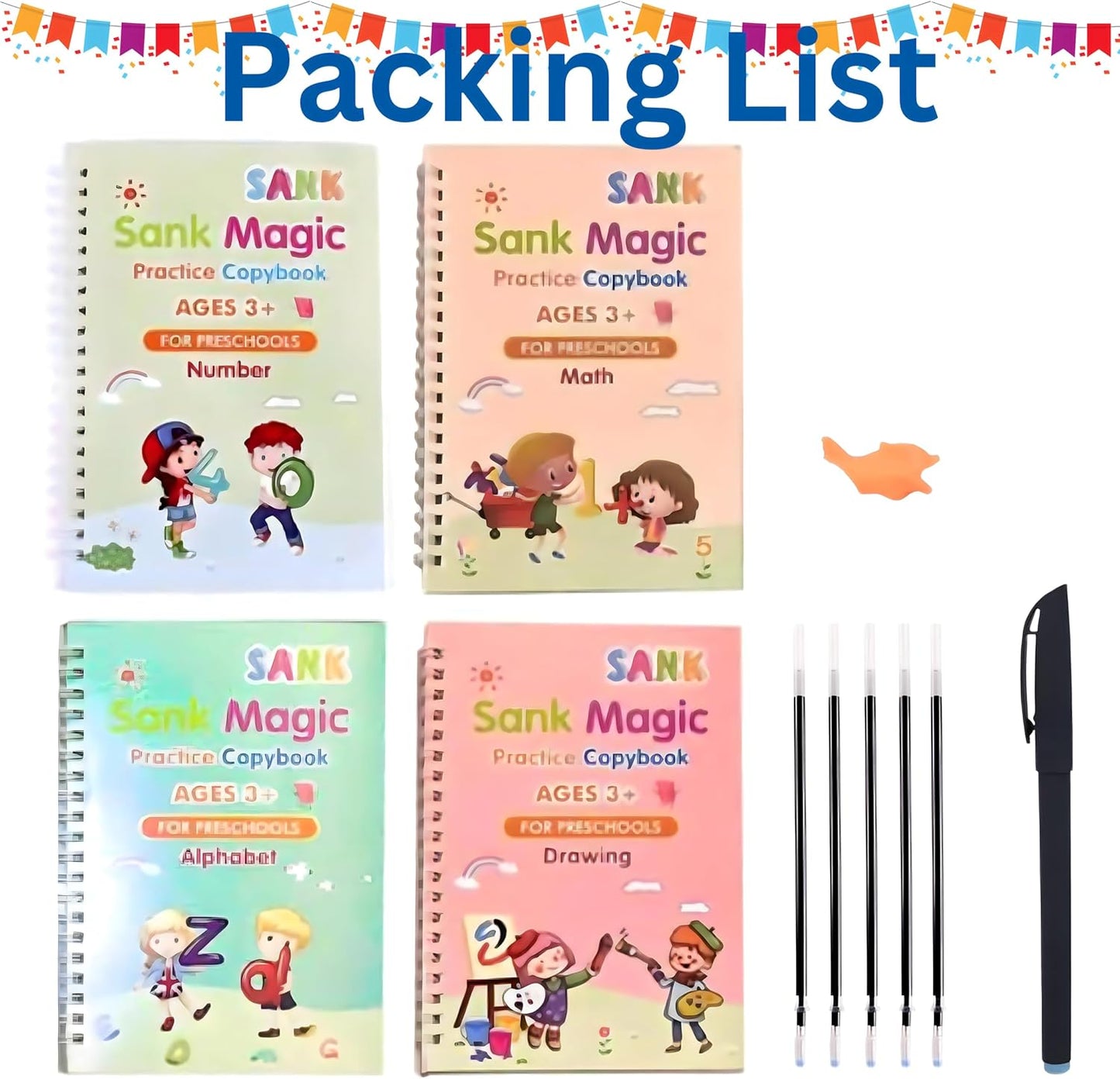 Magic Handwriting Practice Book – English