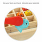 Wooden Multifunctional Fishing Learning Box