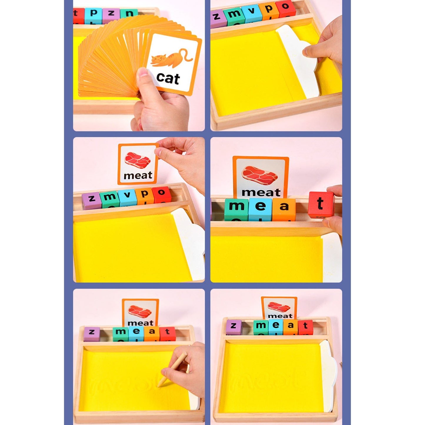 Montessori Sensory Writing &amp; Spelling Learning Set