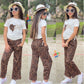 Girls' Leopard Chic Summer Set 3 pcs