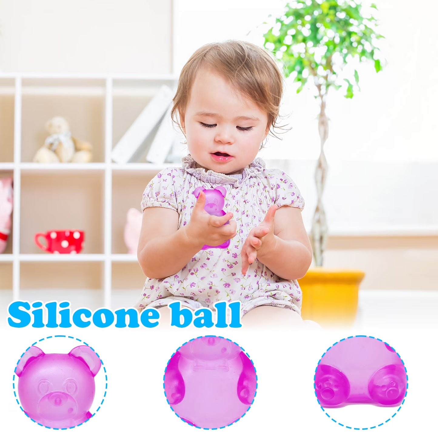 Gummy Bear Squishy Toy – Stress Relief Squeeze Toy