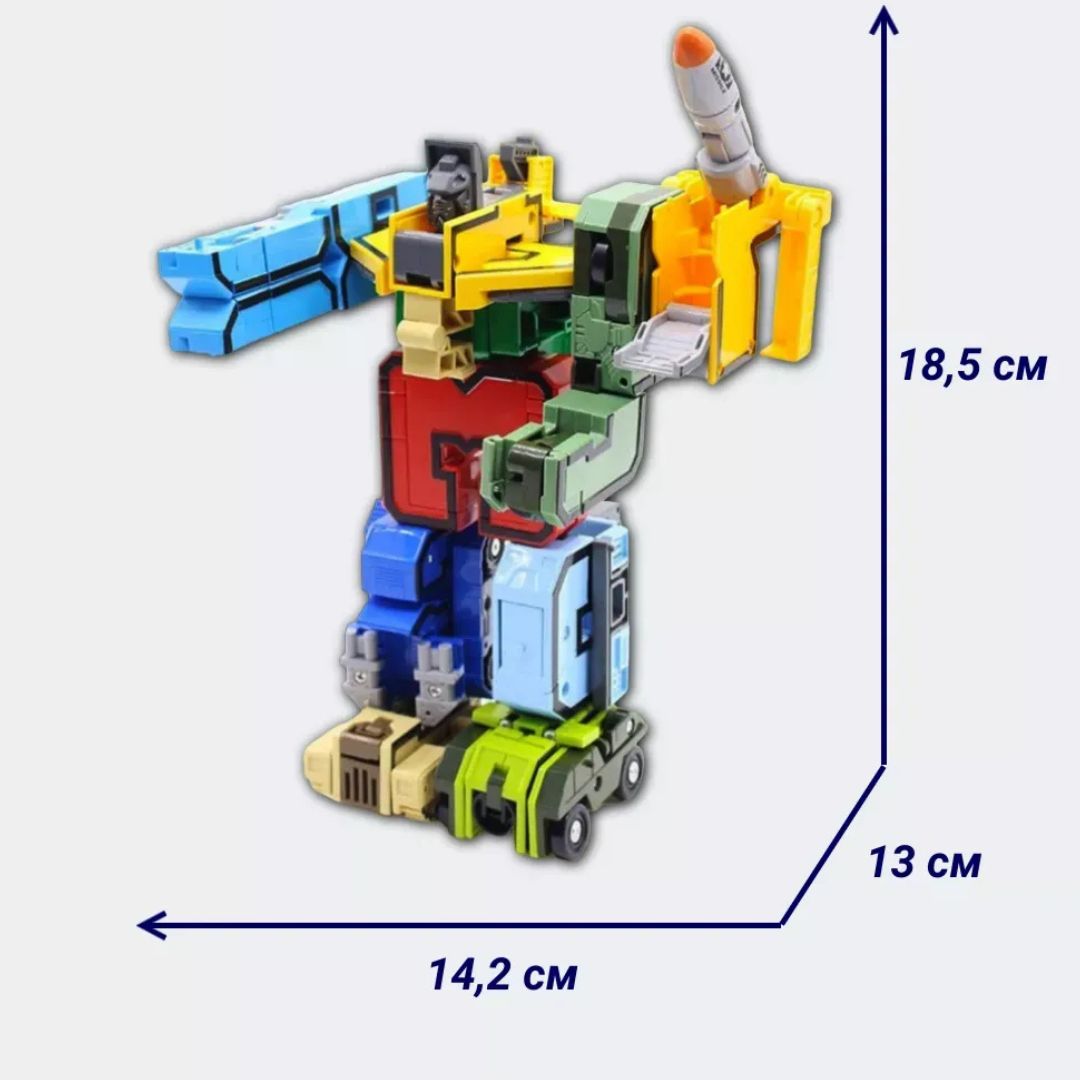 Transforming Number Robot Toy
