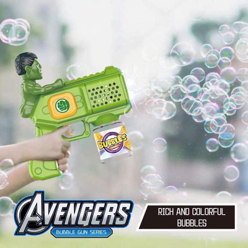 Avengers Bubble Gun Series – Spider-Man & Hulk Edition