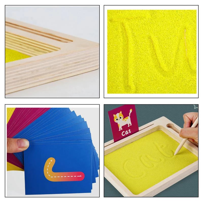 Wooden sand basin