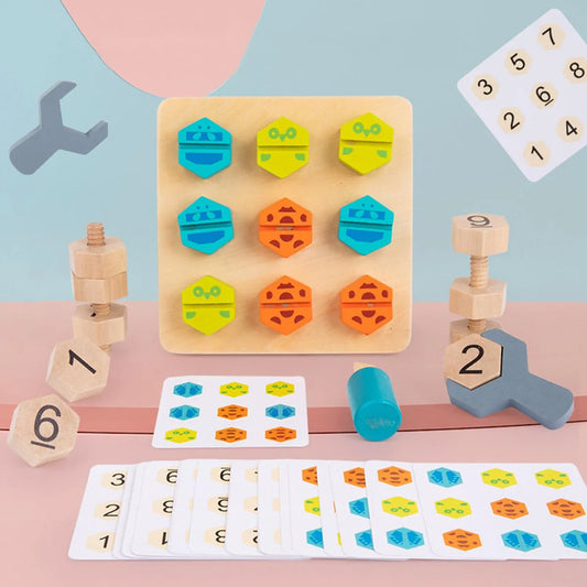 Puzzle screw matching game