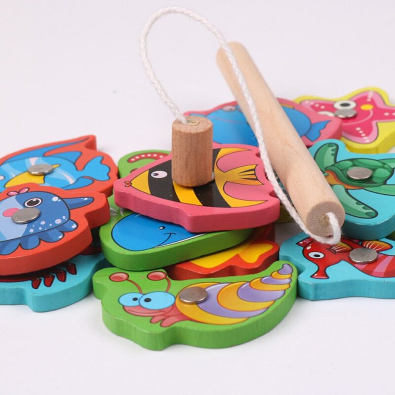 Magnetic Fishing Toy Set Sea Animals