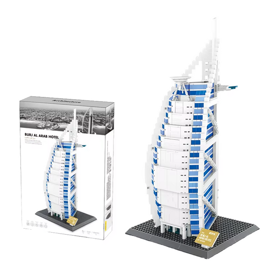 Dubai Burj Al Arab Building Blocks 1306 PCS