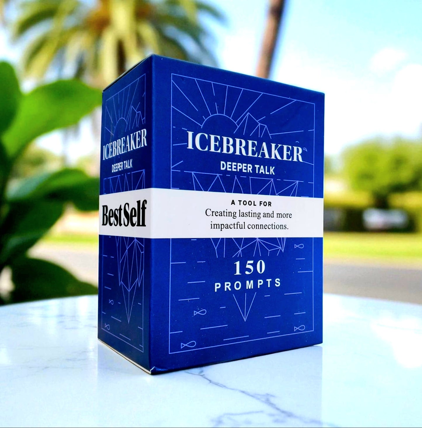 Icebreaker Deeper Talk Card Game – 150 Conversation Cards