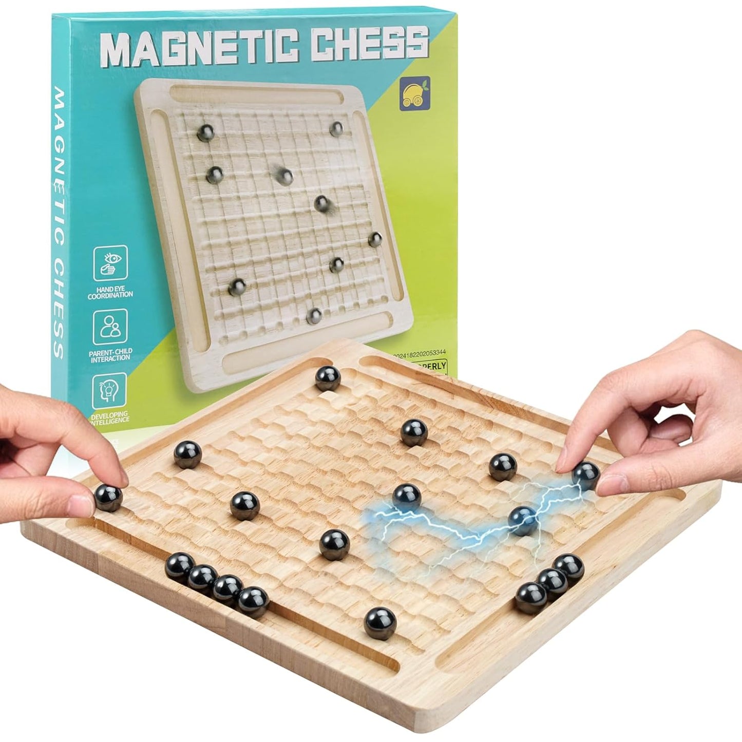 Magnetic induction chess