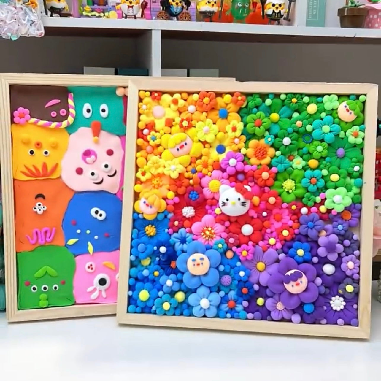 DIY Clay Creative Frame Modeling 48 colors
