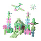 74 Pcs Wooden Pattern Blocks Set
