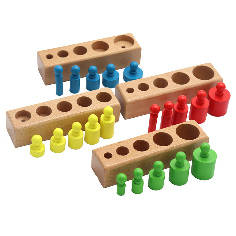 Montessori Wooden Cylinder