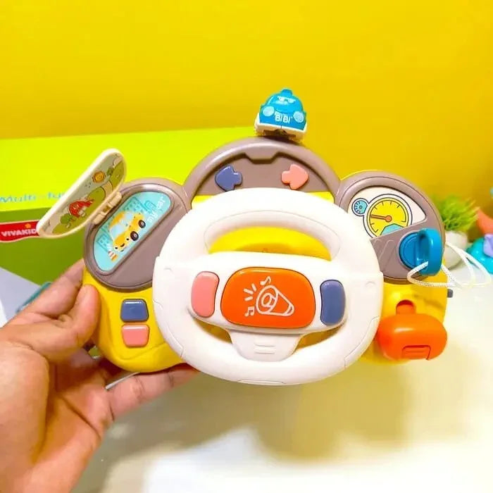 Baby Musical Steering Wheel Toy – Interactive Driving Fun for Toddlers