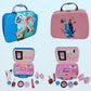 Girls' Pretend Play Makeup Kit – Glitter Carry Case with Mirror | Kids Beauty Set