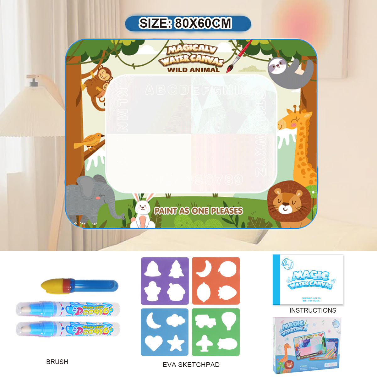 Magic Water Coloring Mat