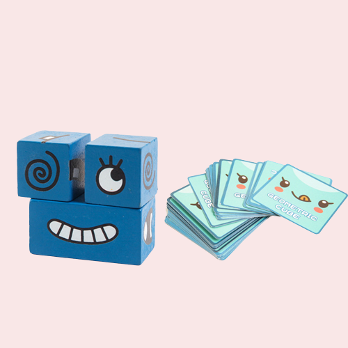 Cubes of faces and shapes