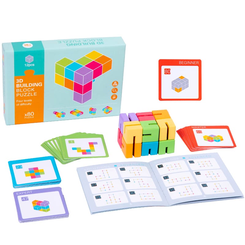 3D Building Block Puzzel