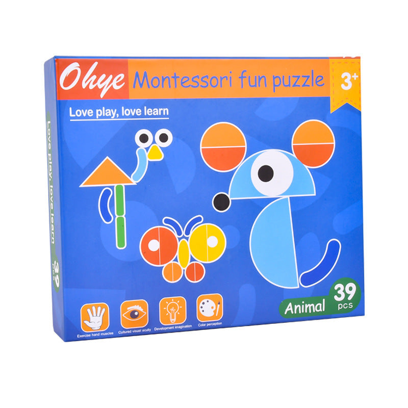 Montessori fun puzzle