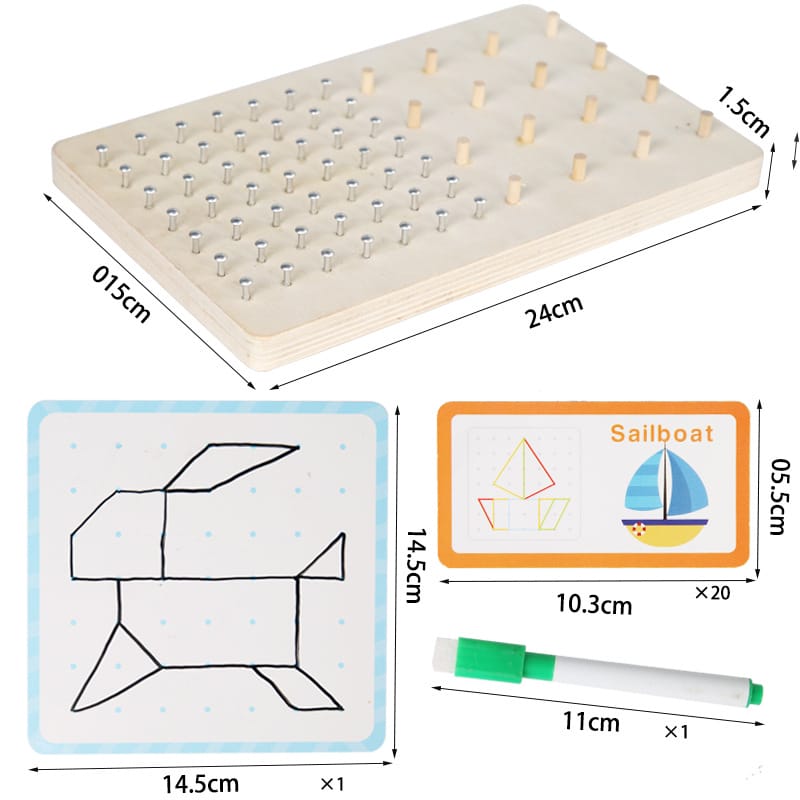 Nail board puzzle