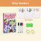 Set of 3 Reusable Tracing Copybook Set – Handwriting Practice Workbook for Kids