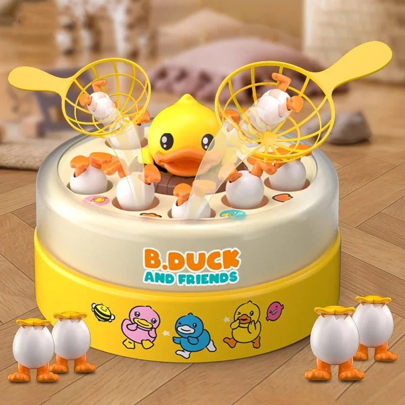 Bounce And Catching Popping Duck With Light And Sound
