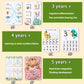 Set of 3 Reusable Tracing Copybook Set – Handwriting Practice Workbook for Kids