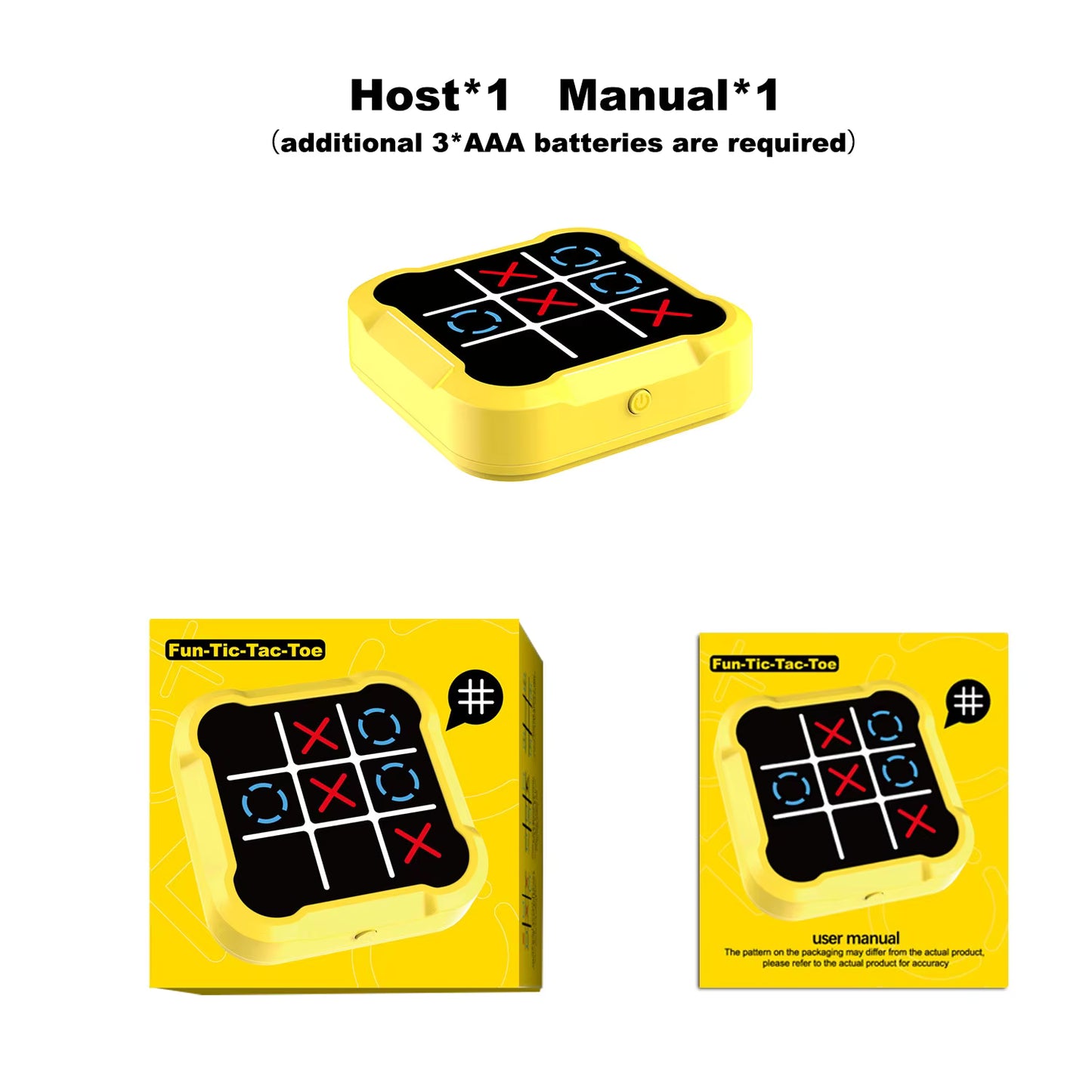Electronic Tic Tac Toe Handheld Game