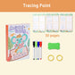 Set of 3 Reusable Tracing Copybook Set – Handwriting Practice Workbook for Kids