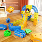 169 PCS building block track car