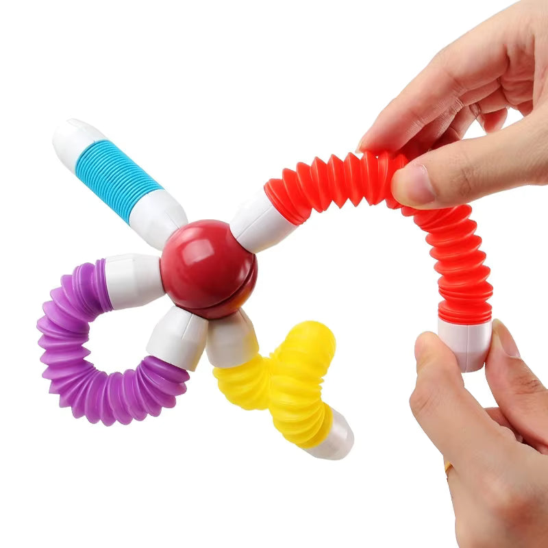 108 pcs Magnetic Building Telescopic STEM Set