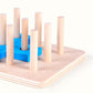 Wooden Tetris sets of columns