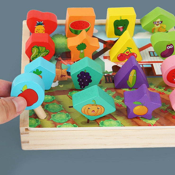 Fruit and vegetable puzzle