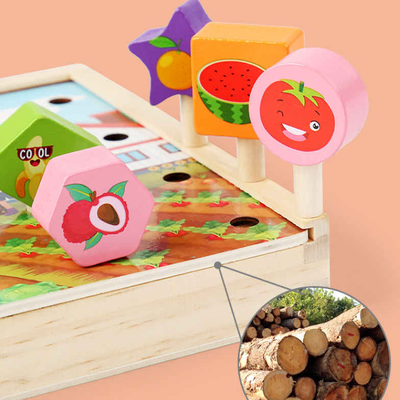 Fruit and vegetable puzzle