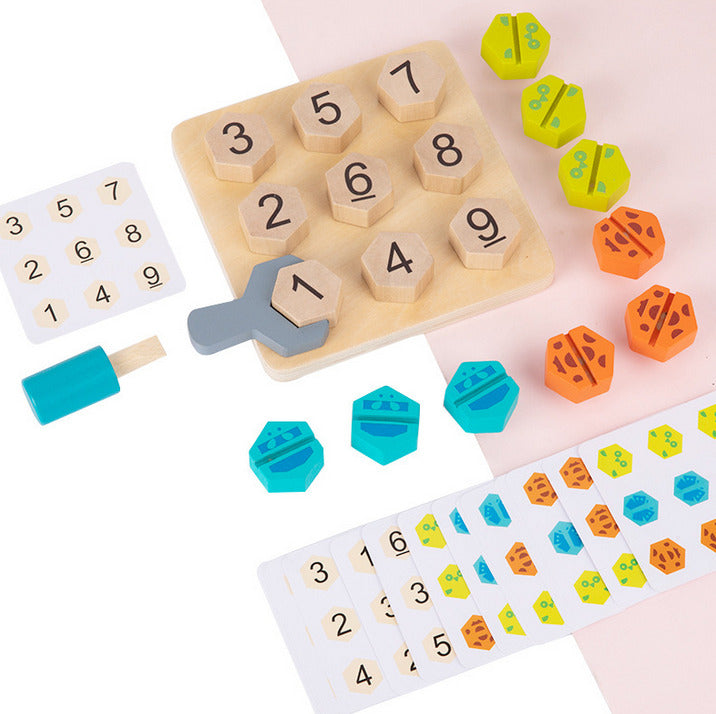 Puzzle screw matching game