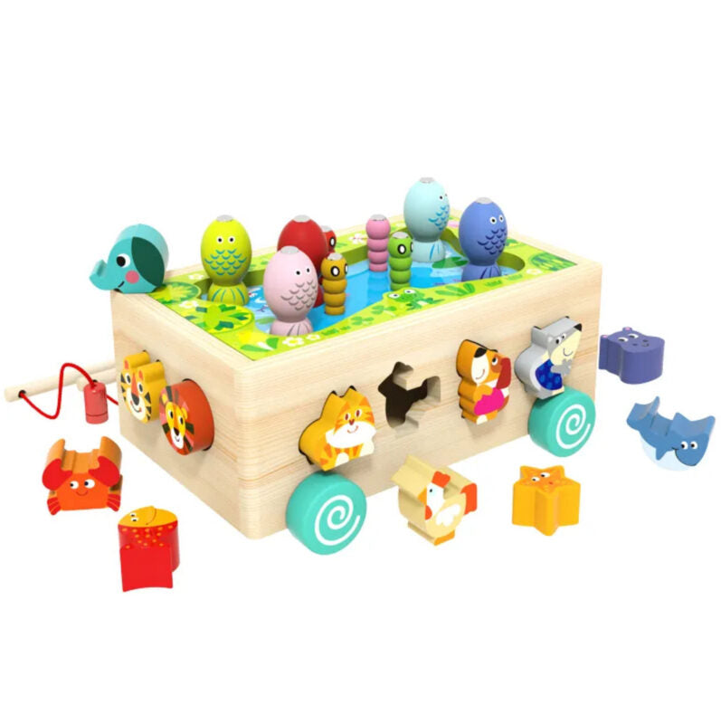 Animal Fishing Toy Car