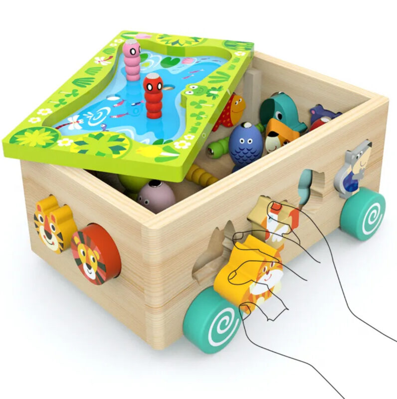 Animal Fishing Toy Car