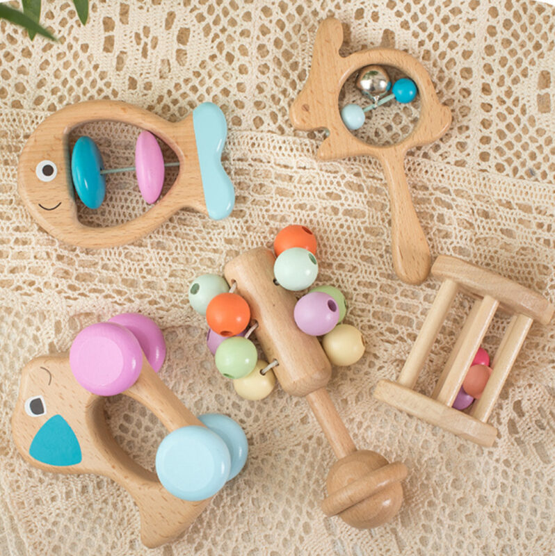 Baby Wooden Rattle