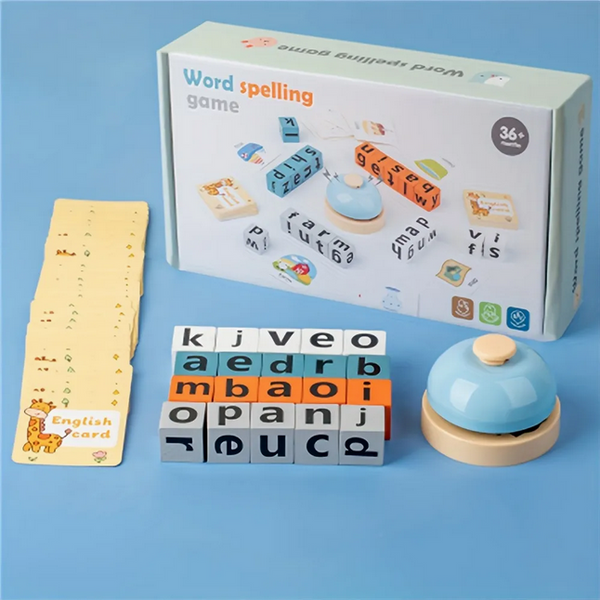 Word spelling game WOOD