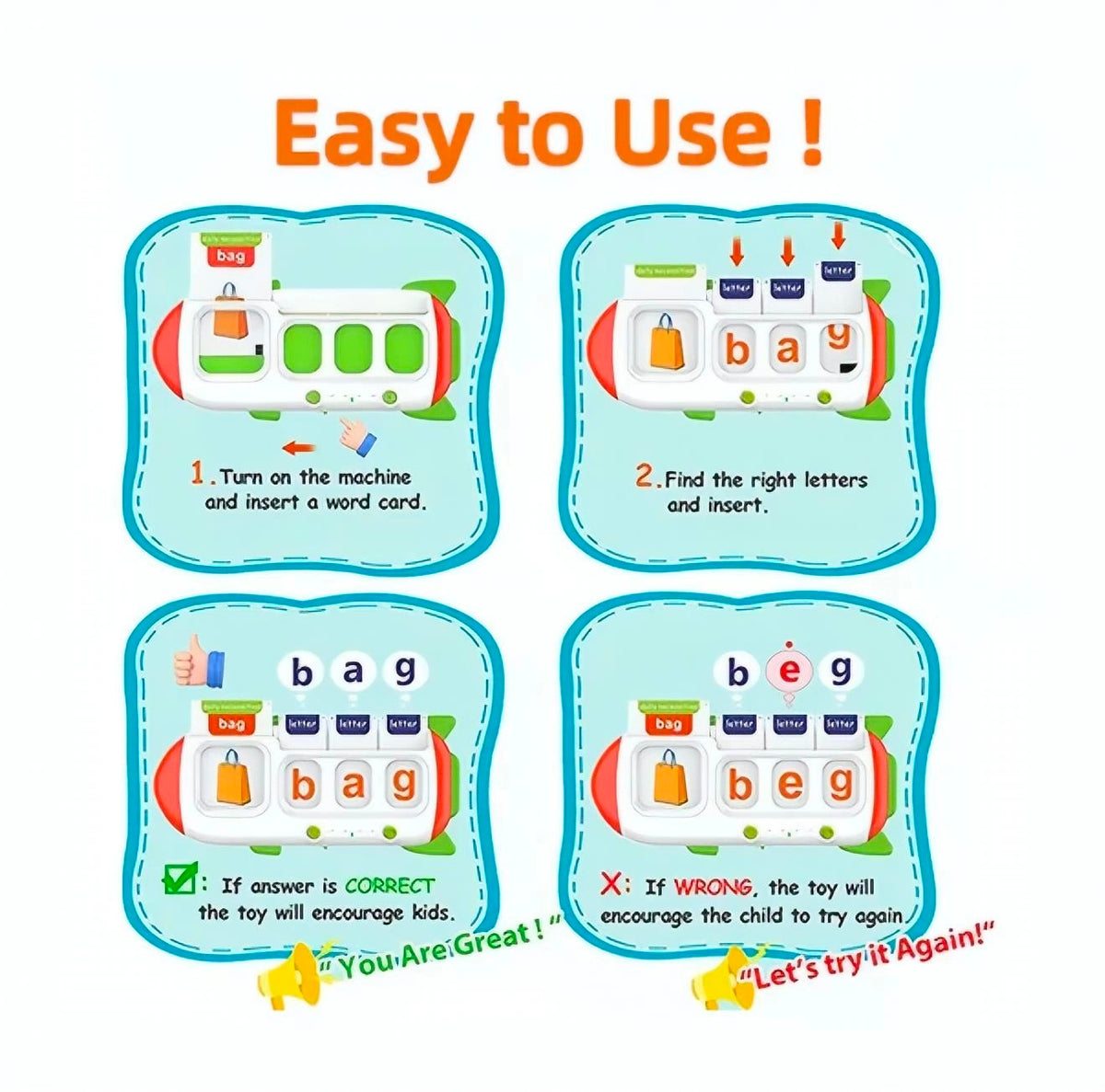 Talking Spelling Toy for Kids