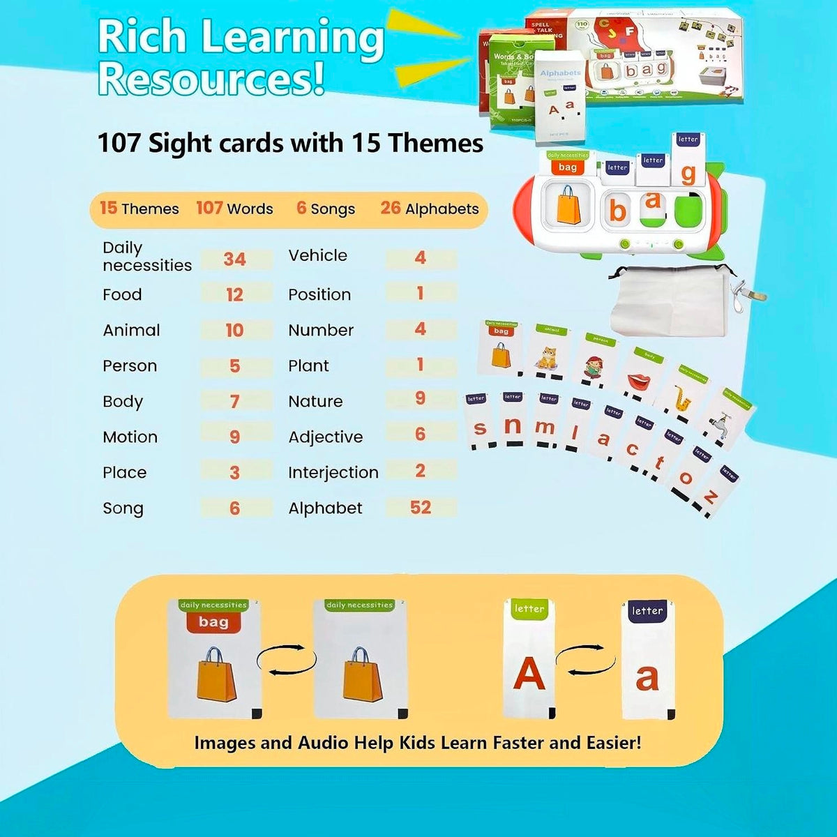 Talking Spelling Toy for Kids